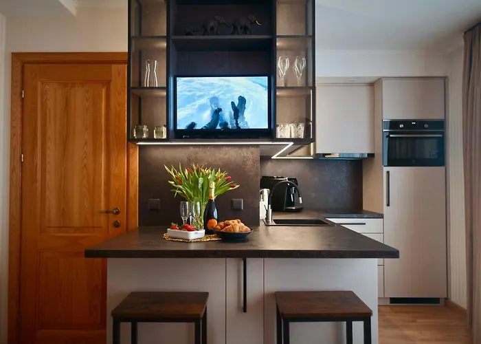 아파트 в старой риге рядом с рекой даугава 리가